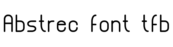 Abstrec font tfb  font caratteri gratis