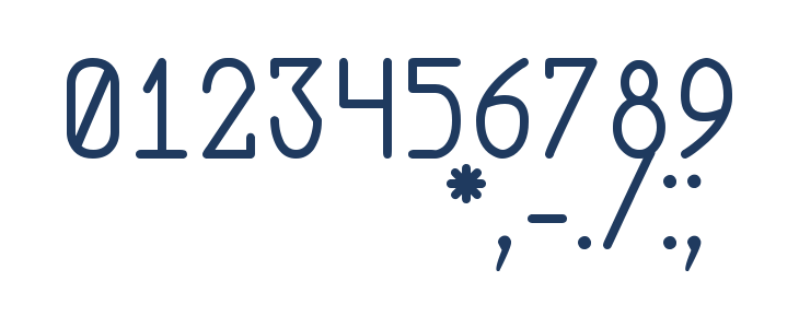 Abstrec font tfb Other Characters