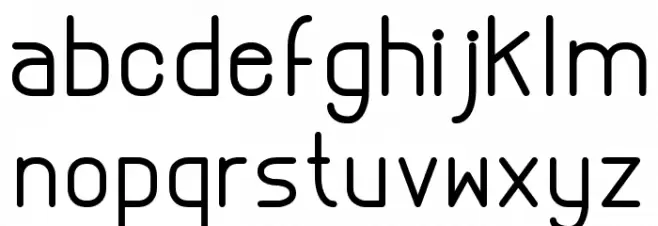 Abstrec font tfb 字体 小写