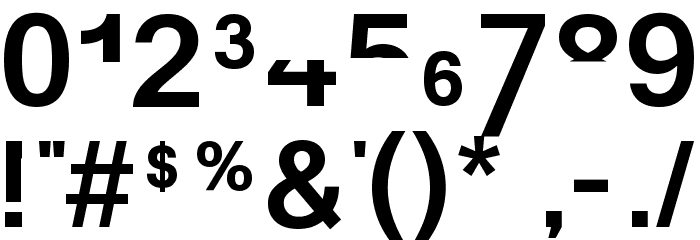 Absurdsans FP Font OTHER CHARS