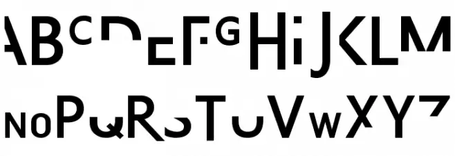 Absurdsans FP Font Litere mari
