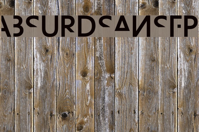 Absurdsans FP Font examples