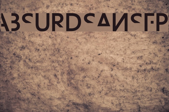Absurdsans FP Font examples