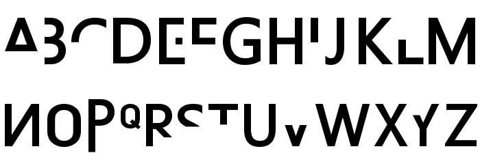 Absurdsans FP Font LOWERCASE
