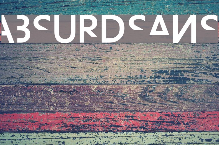 Absurdsans Font examples
