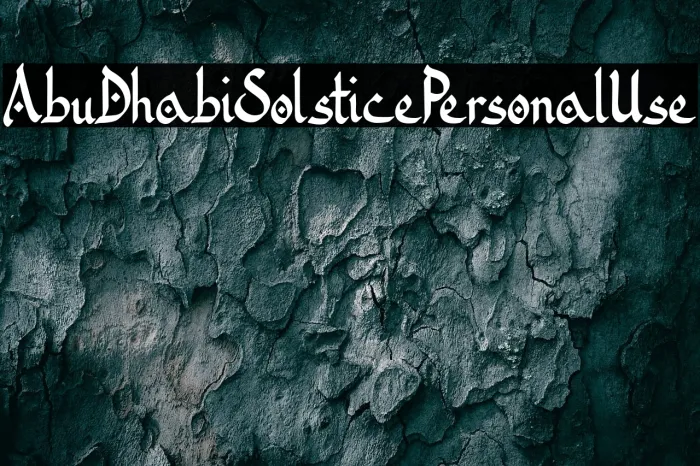 Abu Dhabi Solstice Personal Use Example 1
