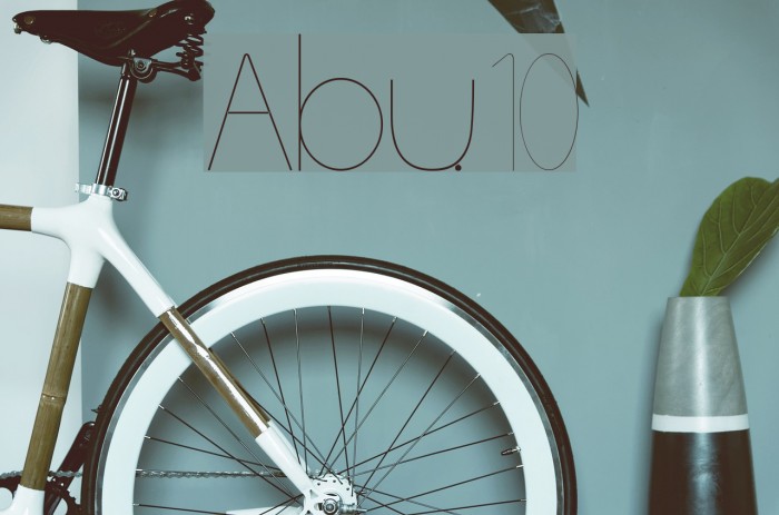 Abu.10 Font examples