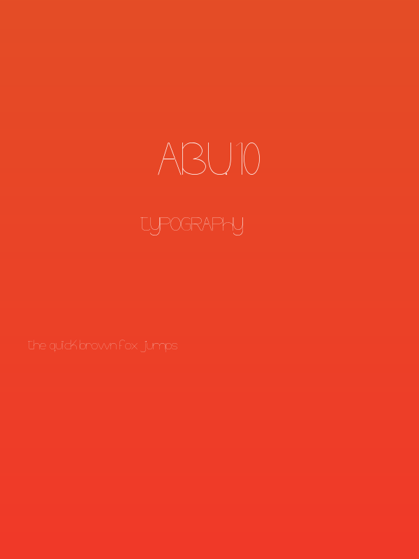 Abu.10 Poster