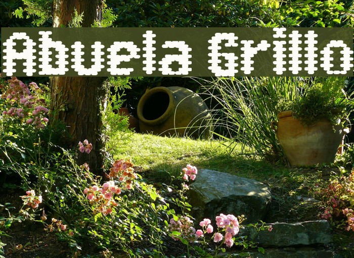 Abuela Grillo फ़ॉन्ट examples
