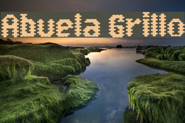 Abuela Grillo फ़ॉन्ट examples