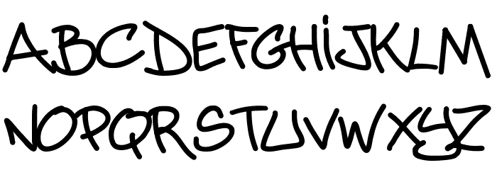 Abuse Font LOWERCASE