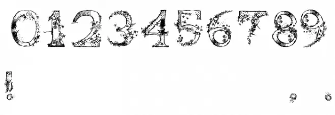 Abusive Pencil Font OTHER CHARS