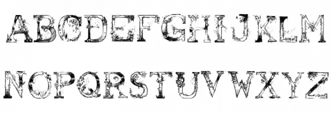Abusive Pencil Schriftart Groß