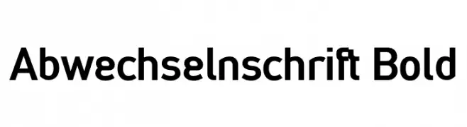 Abwechselnschrift Bold  baixar fontes gratis
