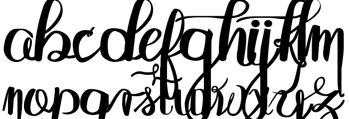 Abydos Regular Font LOWERCASE