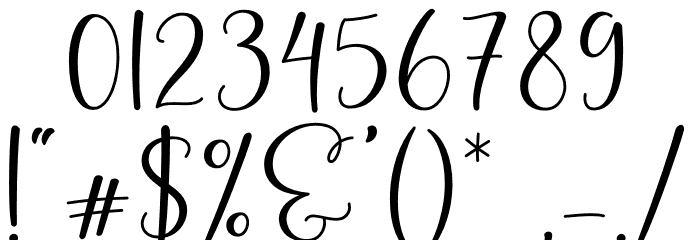 Abygail Font OTHER CHARS