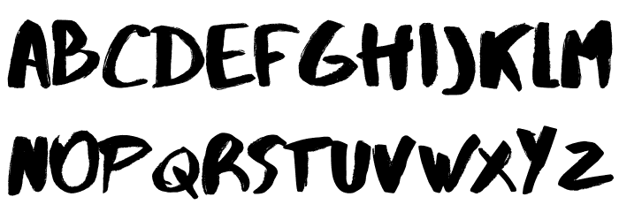 Abys Font LOWERCASE