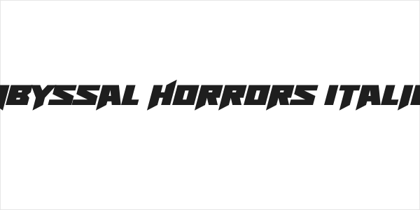Abyssal Horrors Italic Logo
