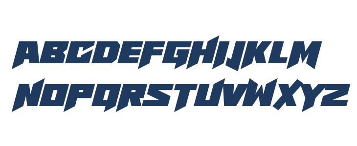 Abyssal Horrors Italic Lowercase