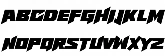 Abyssal Horrors Italic خط أحرف صغيرة