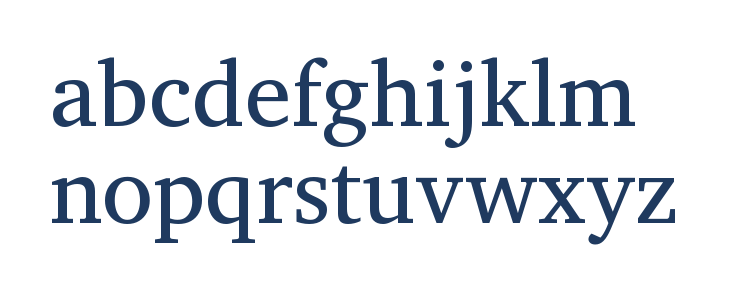 Abyssinica SIL1 Lowercase