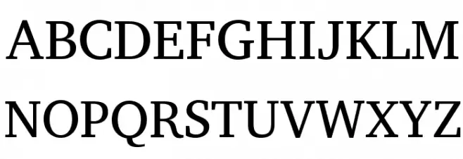 Abyssinica SIL 字体 大写