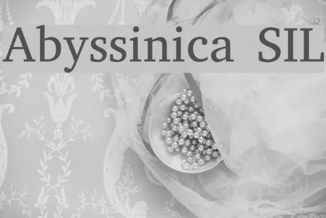 Abyssinica SIL Fuentes examples