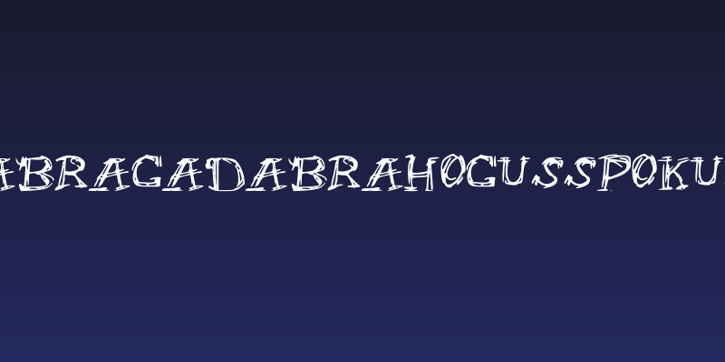 aBrACaDabRAHOcUsSPoKuz Social Header