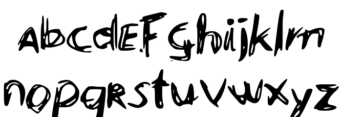 aBrACaDabRAHOcUsSPoKuz Font LOWERCASE