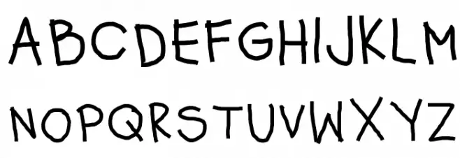 abbys font 字体 大写