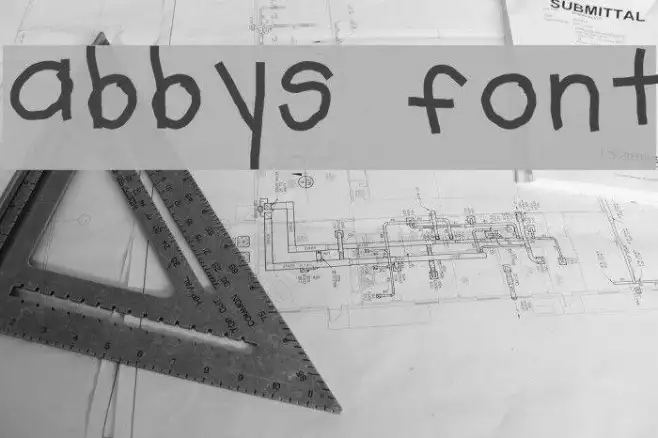 abbys font Example 3