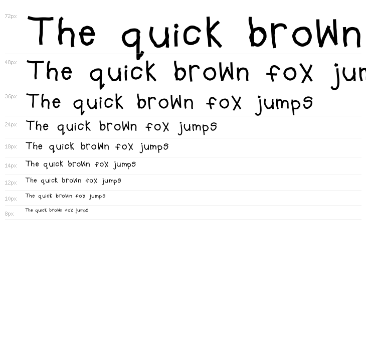 abbys font Waterfall