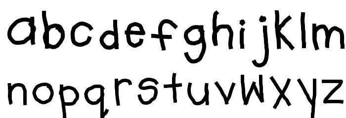 abbys font Font LOWERCASE