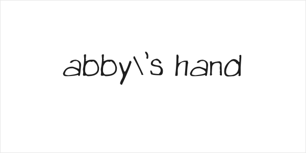 abby's hand Logo