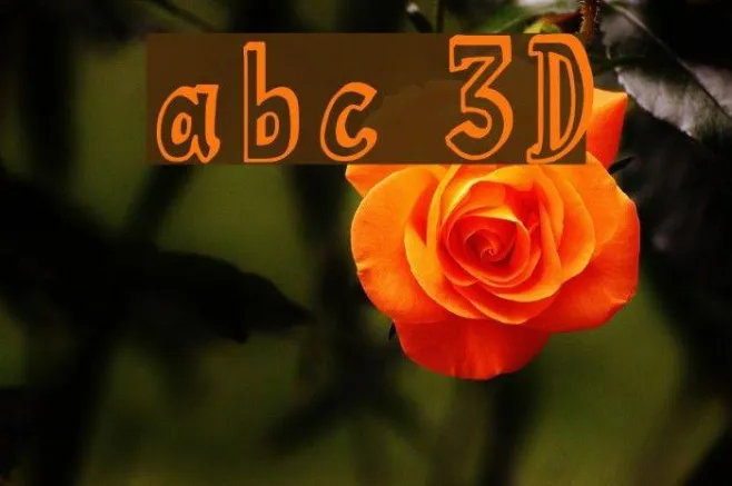 abc 3D Example 1