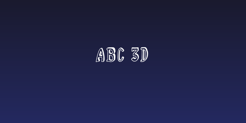 abc 3D Social Header