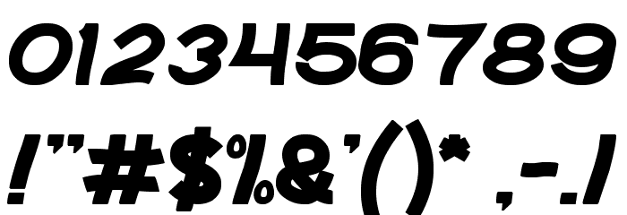 abc Bold Font OTHER CHARS