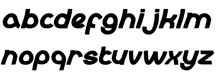 abc Bold Font LOWERCASE