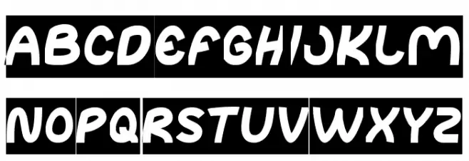 abc-Inverse Fonte MAIÚSCULAS