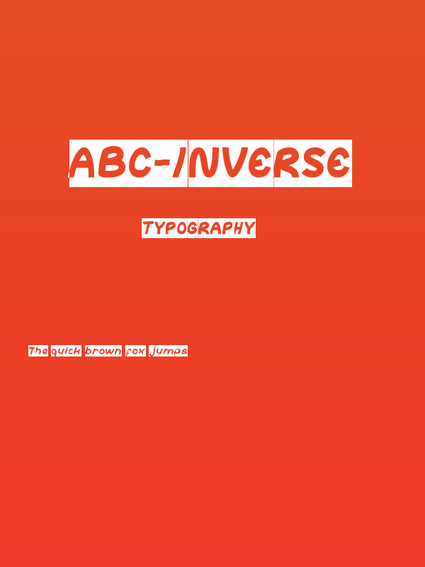 abc-Inverse Poster