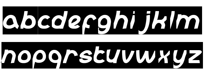 abc-Inverse Font LOWERCASE