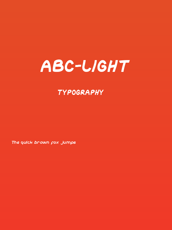 abc-Light Poster