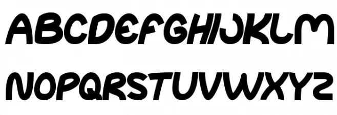 abc Schriftart Groß