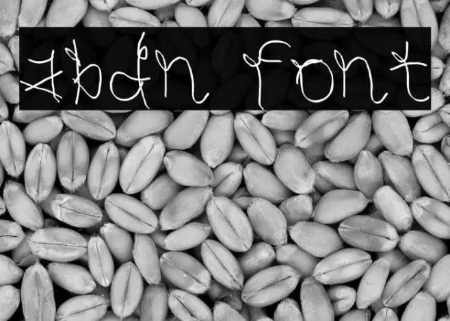 abdn font Schriftart examples