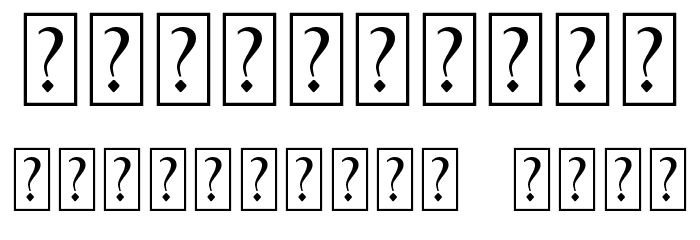abdun Font OTHER CHARS