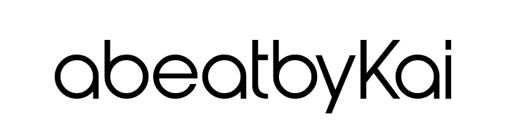 abeatbyKai  フリーフォントのダウンロード