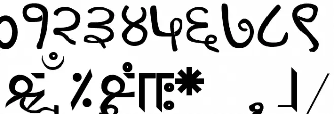 abengali Font OTHER CHARS