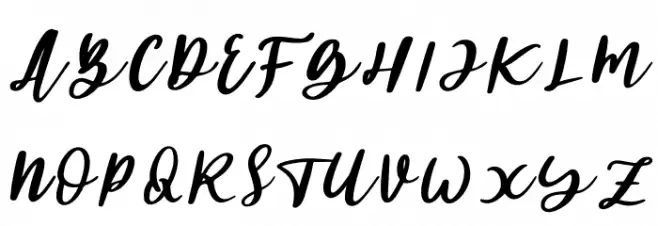 abigail Schriftart Groß