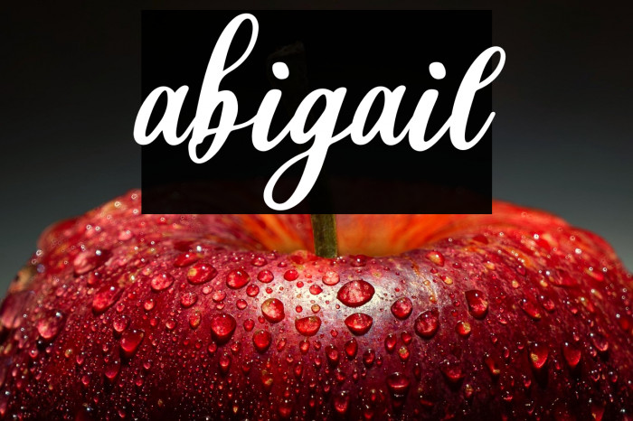 abigail Example 1
