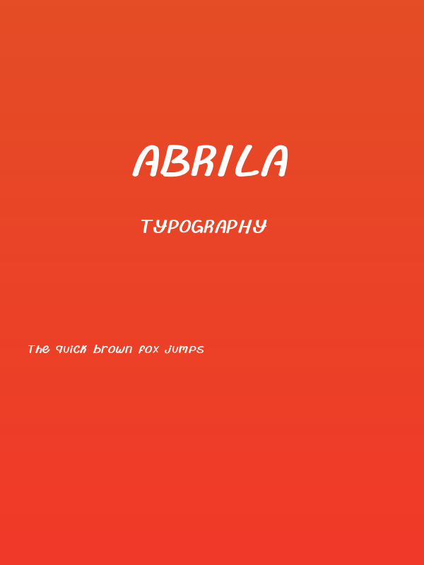 abrila Poster